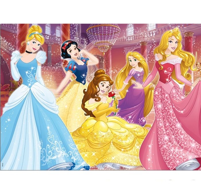 Maxi Детски Пъзел 60 елемента  Принцесите // Lisciani 48250