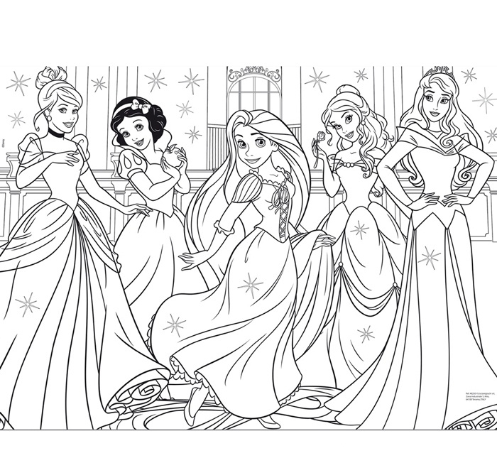 Maxi Детски Пъзел 60 елемента  Принцесите // Lisciani 48250