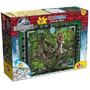 Пъзел за деца  Jurassic World 60 елемента  // Lisciani Super Maxi 48656