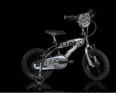 Черно колело за деца  BMX  // Dino Bikes14 инча 
