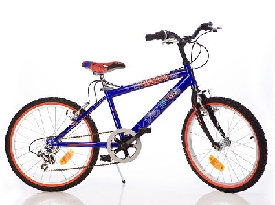 Спайдърмен Колело за деца 20 инча със скорости // Dino Bikes