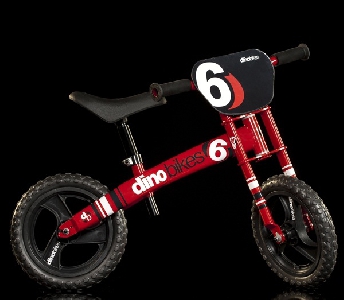 Черно детско колело за баланс // Dino Bikes 