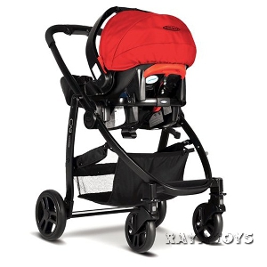 Червена детска количка Graco Evo Chilli