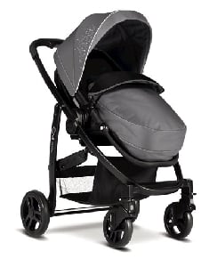 Сива детска количка // Graco Evo Trio charcoal