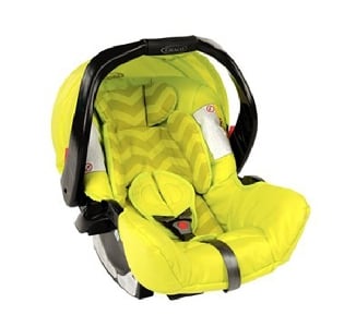 Детско столче  за кола (кошница) Graco Junior baby Lime Zig Zag