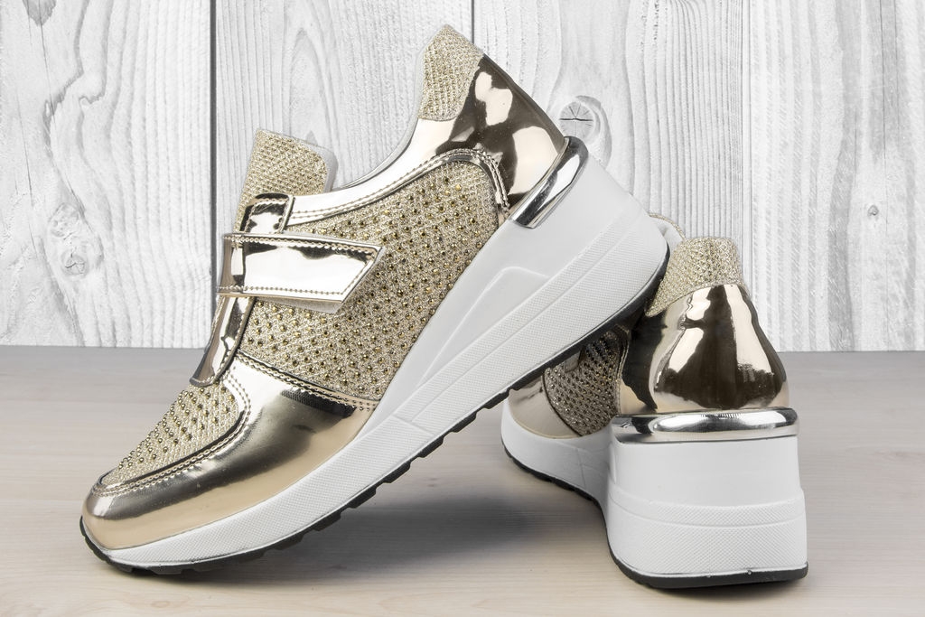 Дамски маратонки Disco Gold