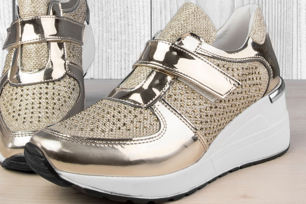 Дамски маратонки Disco Gold