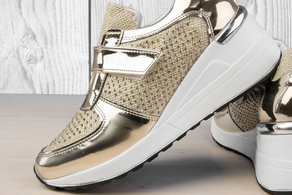 Дамски маратонки Disco Gold