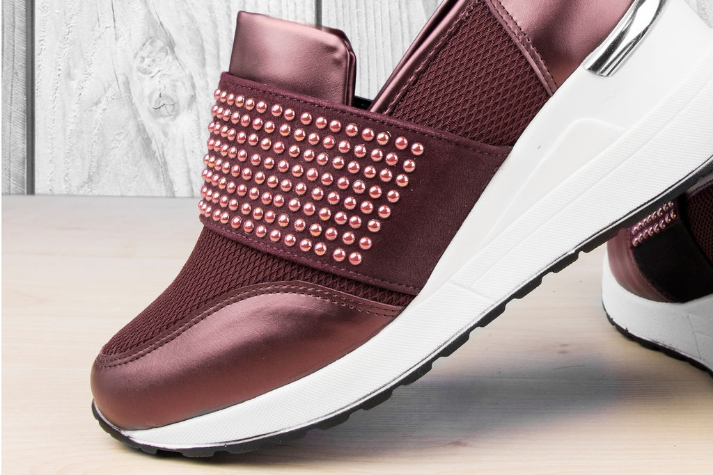 Дамски обувки Lin Bordo