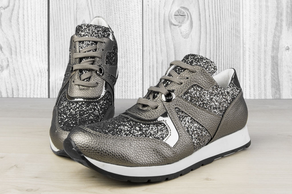Дамски маратонки Grey Disco Ball