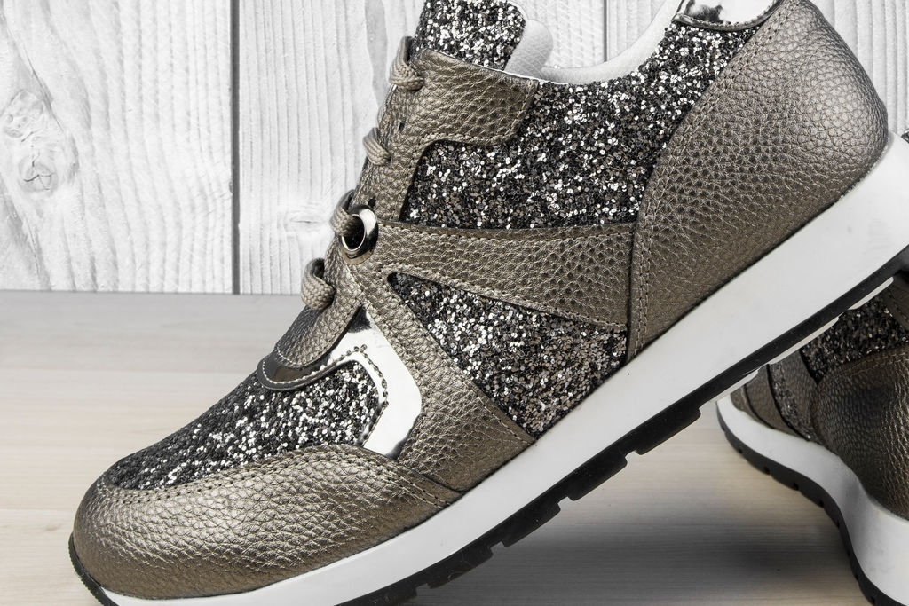 Дамски маратонки Grey Disco Ball