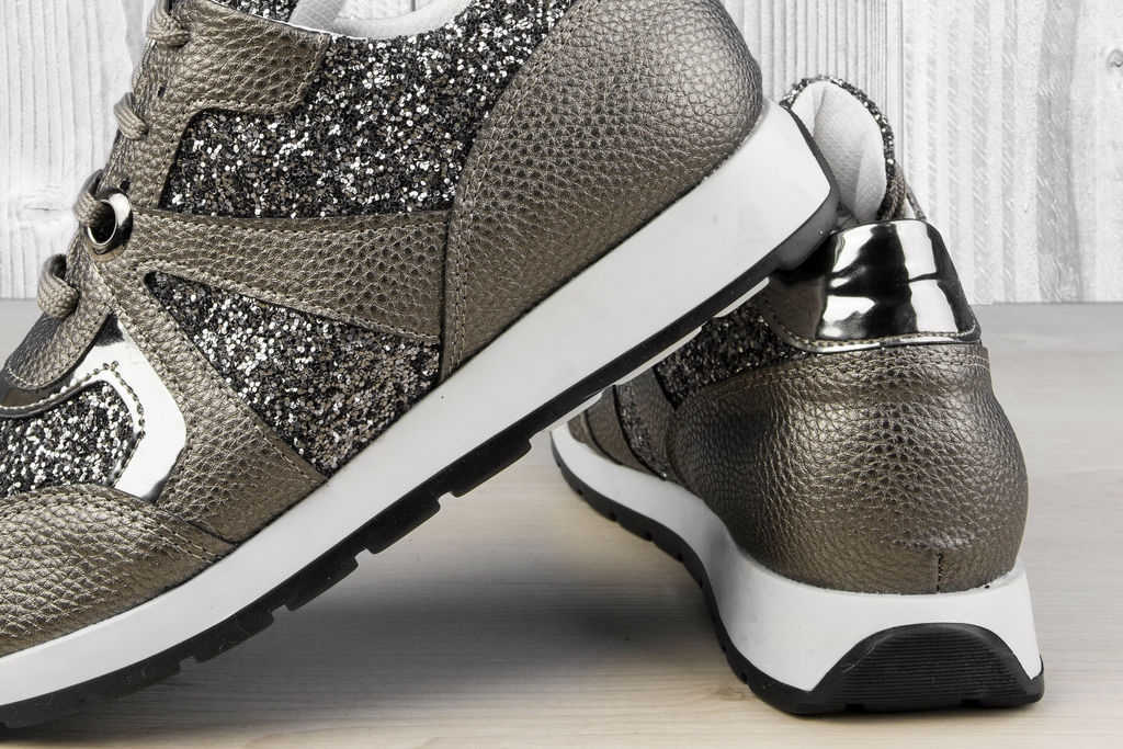 Дамски маратонки Grey Disco Ball