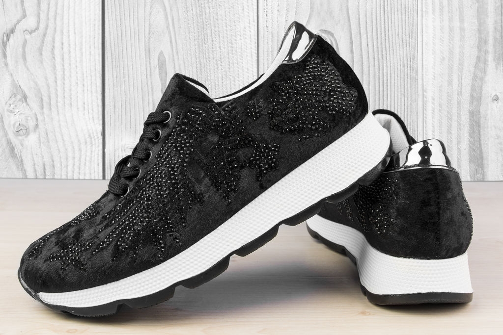 Дамски маратонки Black Plush