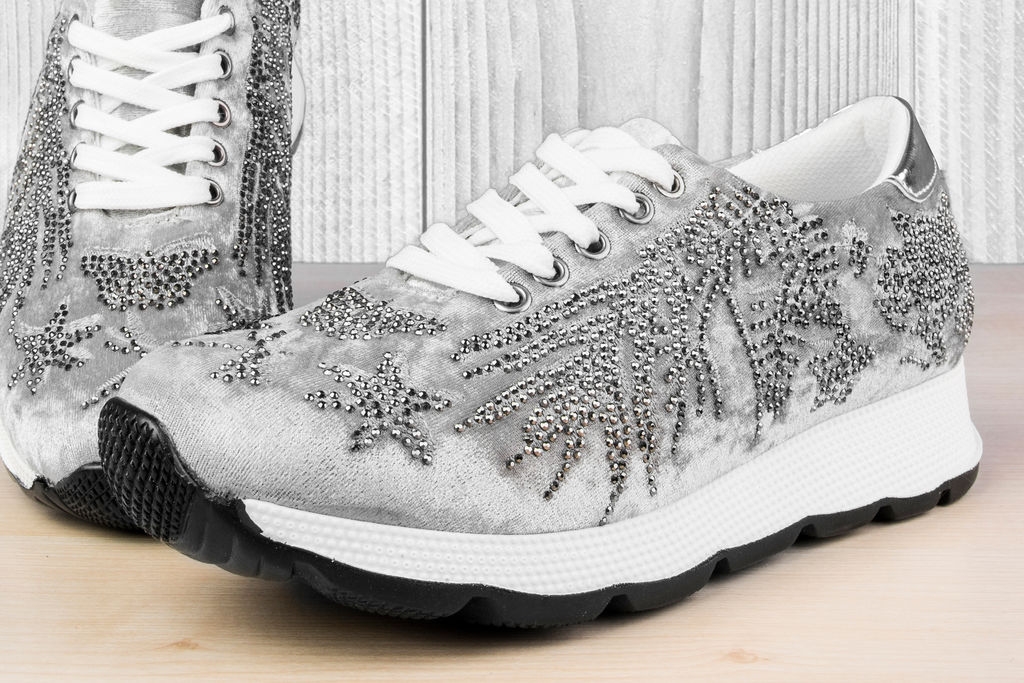 Дамски маратонки Grey Plush