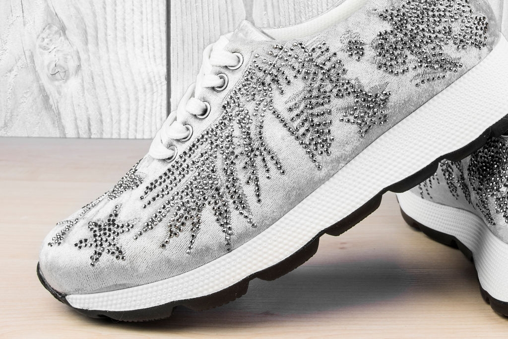 Дамски маратонки Grey Plush