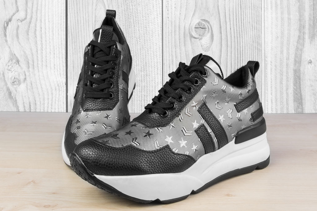 Дамски обувки Stripes & Stars Black