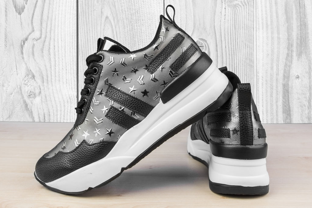 Дамски обувки Stripes & Stars Black