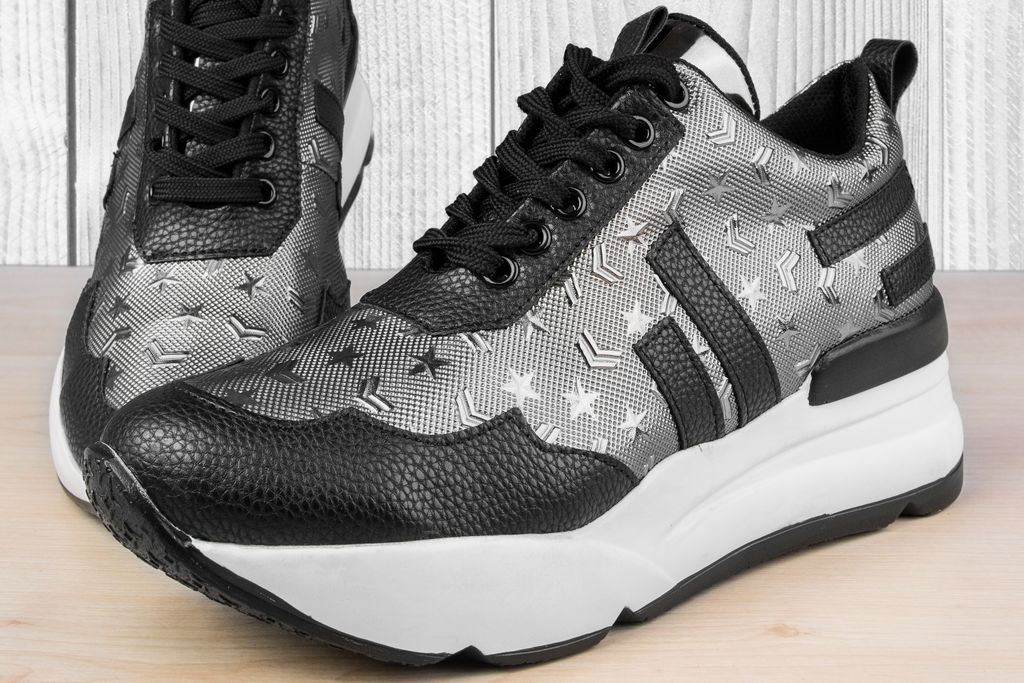 Дамски обувки Stripes & Stars Black