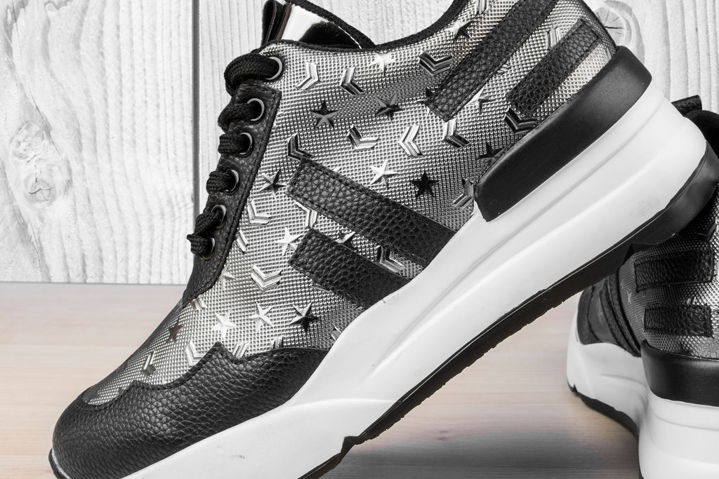 Дамски обувки Stripes & Stars Black