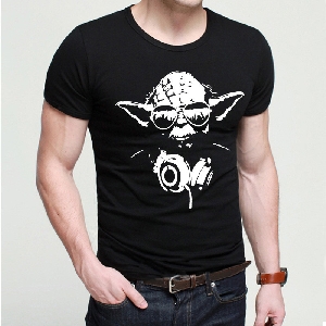 T-shirts Star Wars DJ Yoda