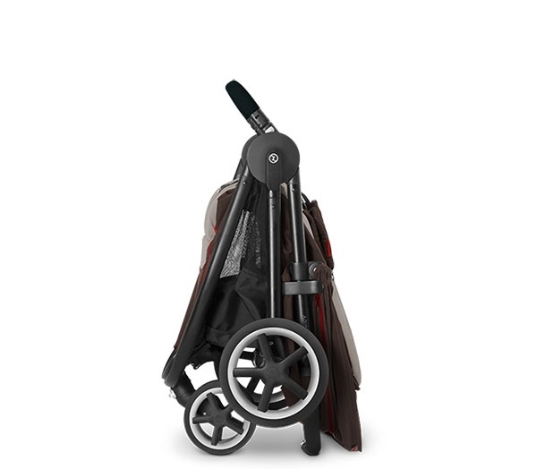 Червена бебешка количка //  Cybex Agis M Air 4 Hot and Spicy