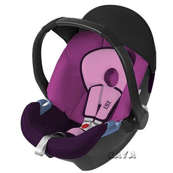 Лилаво детско столче за кола // Cybex Aton Basic Purple Rain
