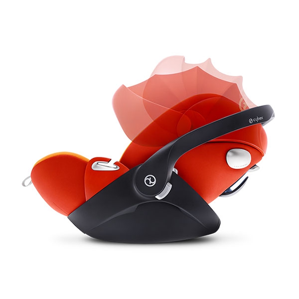 Оранжево детско столче за кола // Cybex Cloud Q Autumn Gold