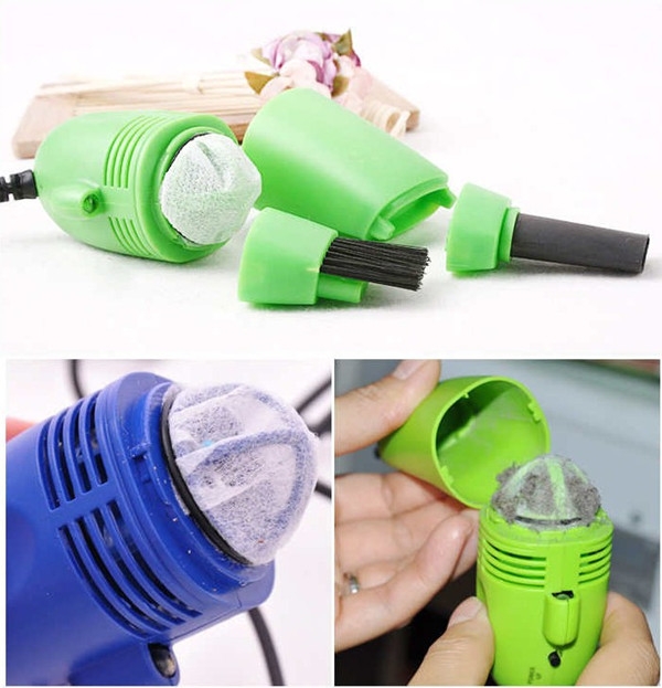 Малка USB прахосмукачка за клавиатура