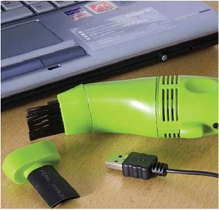 Малка USB прахосмукачка за клавиатура