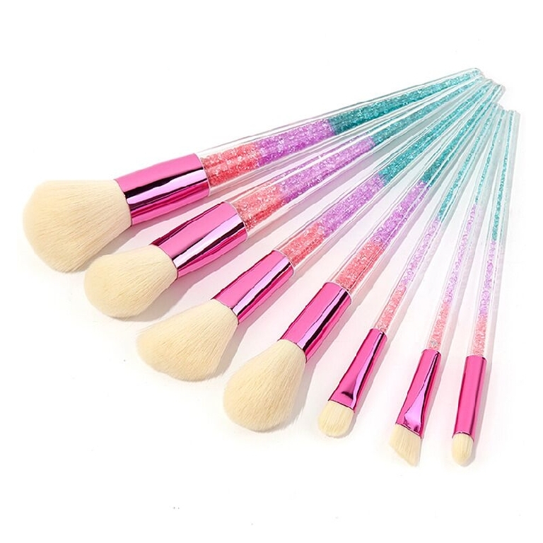 Pensule de machiaj - 7 bucăți