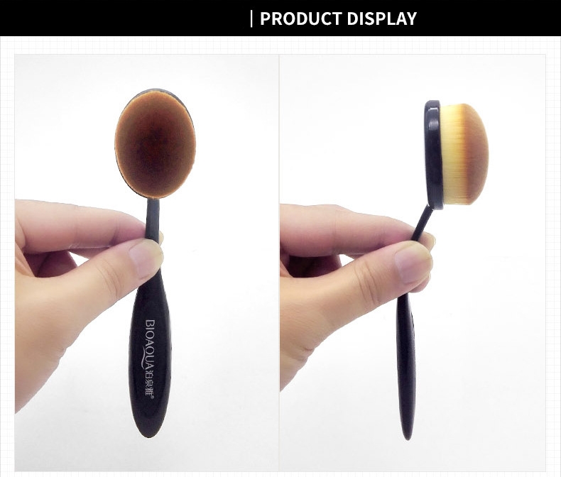 Овални четки за грим подходящи за контуриране