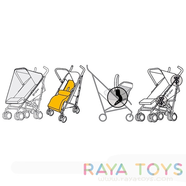 Лилава бебешка количка // Cybex Onyx Lollipop