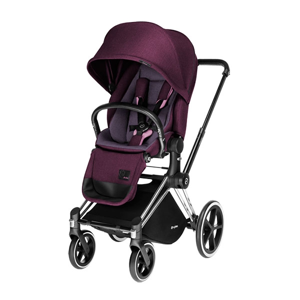 Лилава бебешка количка Grape Juice //  Cybex Priam Lux Seat 