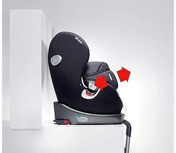 Лилаво детско столче за кола Violet Spring // Cybex Sirona Plus 