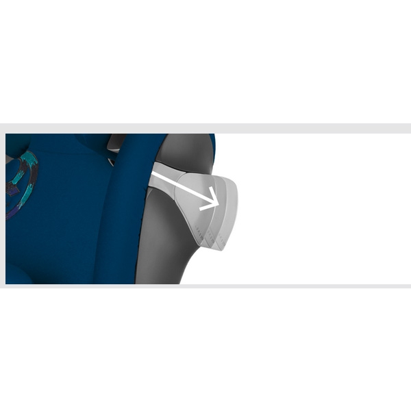 Синьо детско столче за кола True Blue // Cybex Solution M 