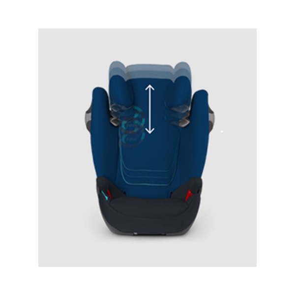 Сиво детско столче за кола Moon Dust // Cybex Solution M Fix 