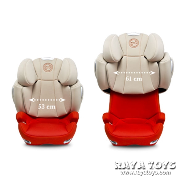 Оранжево детско столче за кола Autumn Gold // Cybex Solution Q Fix 