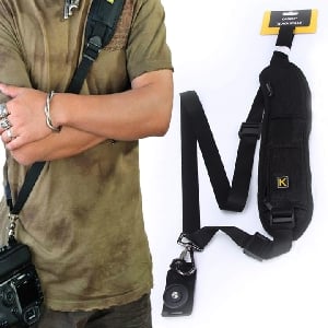 High Quality Quick Rapid Camera Single Shoulder Black Sling Belt Strap For SLR DSLR Camera