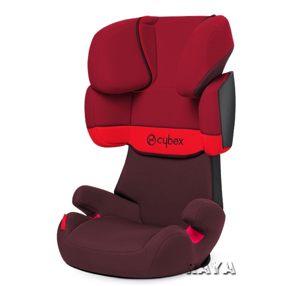 Червено детско столче за кола // Cybex Solution X Rumba Red