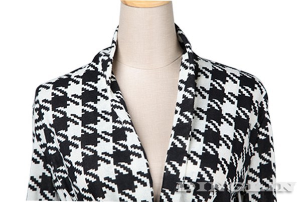 Ζακέτα σε μαύρο και άσπρο