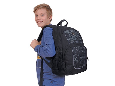 Черни детски чанти за училище // PULSE VISION