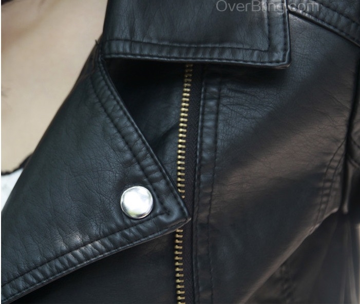 Дамско кожено яке OverBling